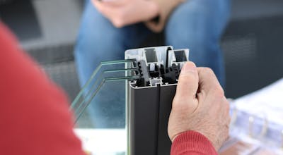 Standard double glazed sealed unit with clear float glass